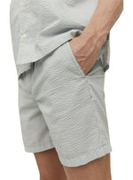DETAILED STRIPED SHORTS