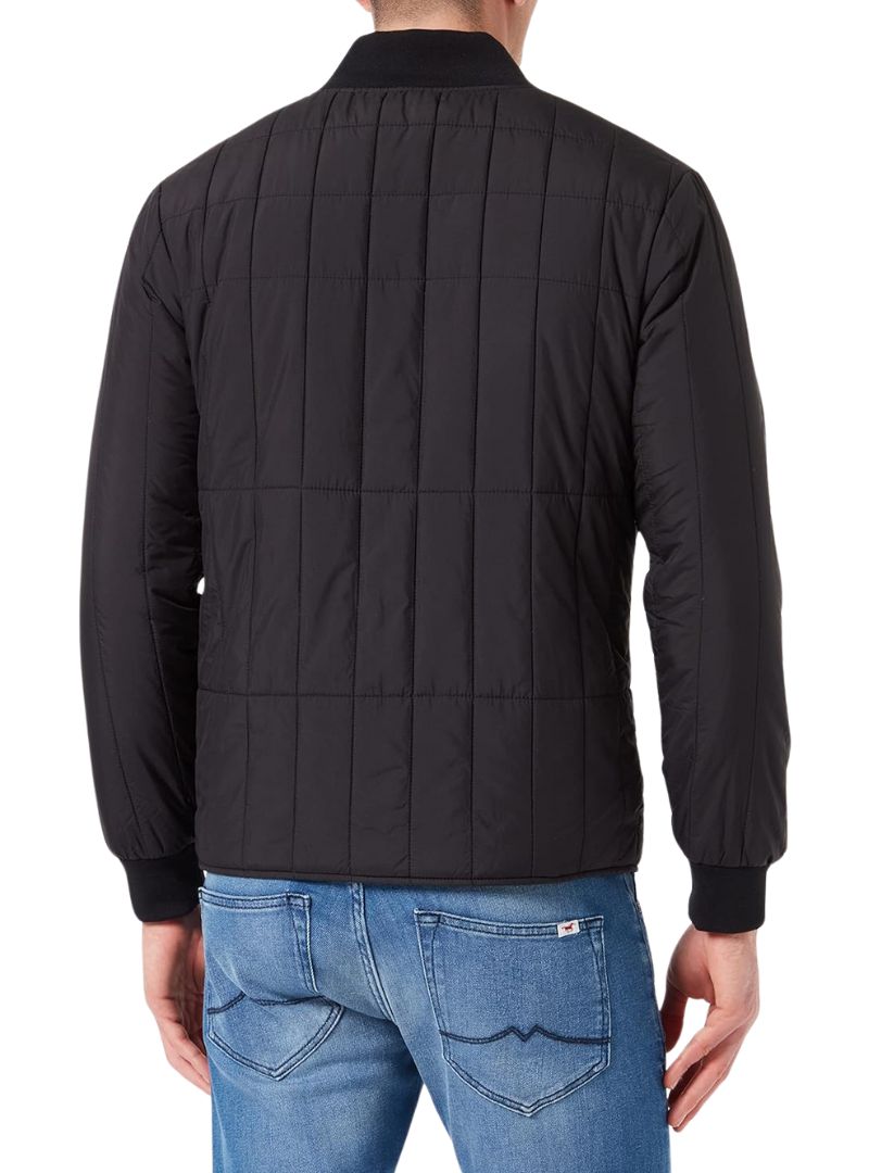 BASIC QUILTED BOMBER JACKET