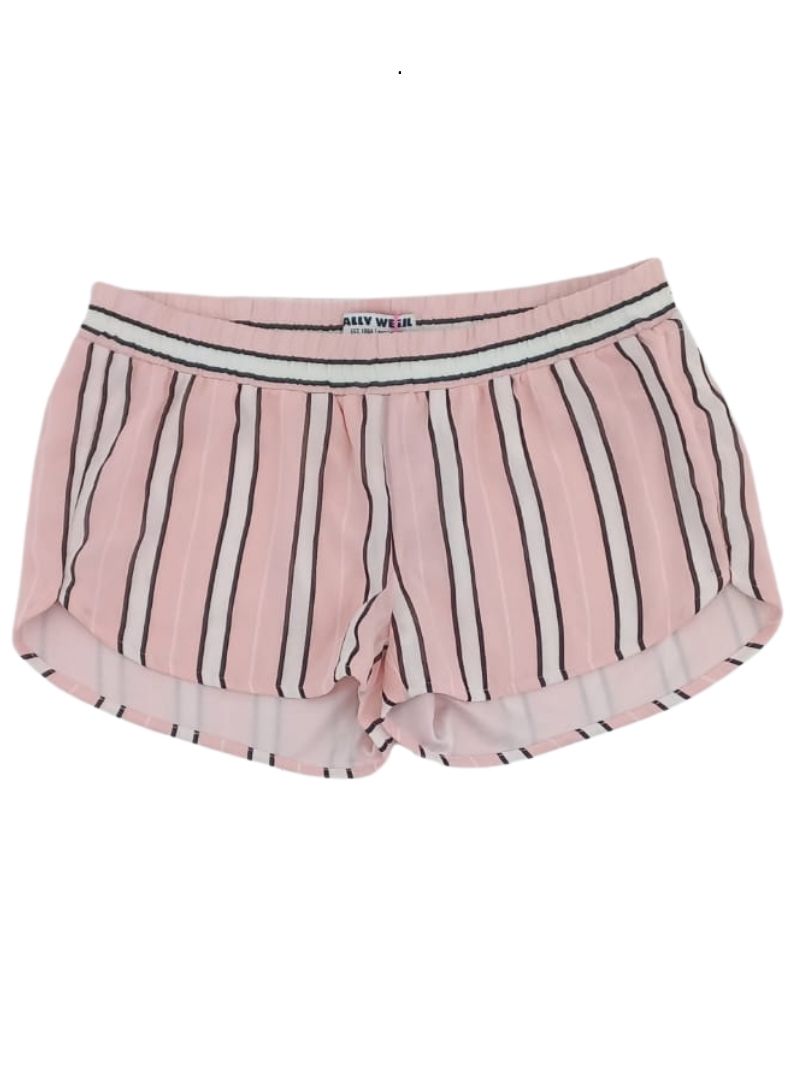 STRIPED DETAILED LOOSE SHORTS