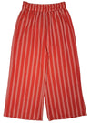 Indide Ladies Striped Detail Trouser - Red/White