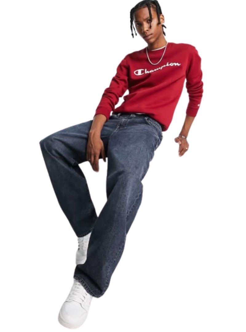Champion Mens Logo Sweatshirt - Maroon