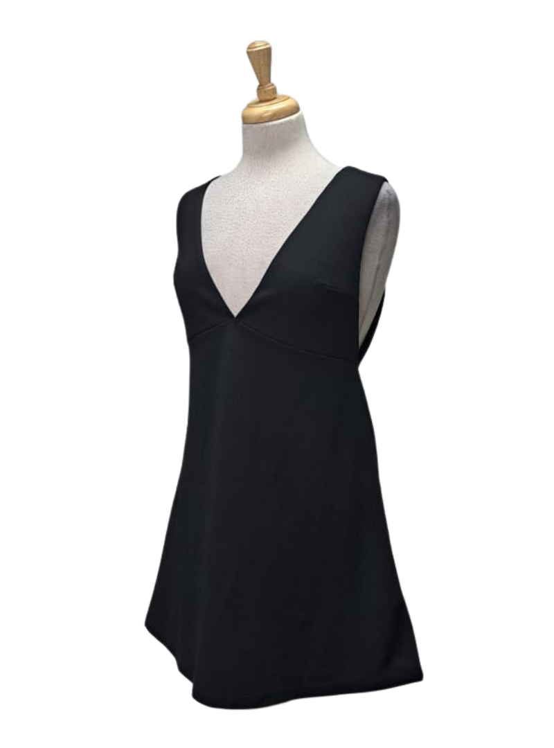 Reserved Ladies V Dress - Black