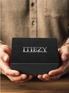 Itiezy Unisex Genuine Leather Belt - Red/Silver