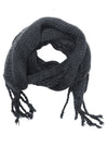 Cache Cache Unisex Knit Scarf - Black