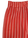 Indide Ladies Striped Detail Trouser - Red/White