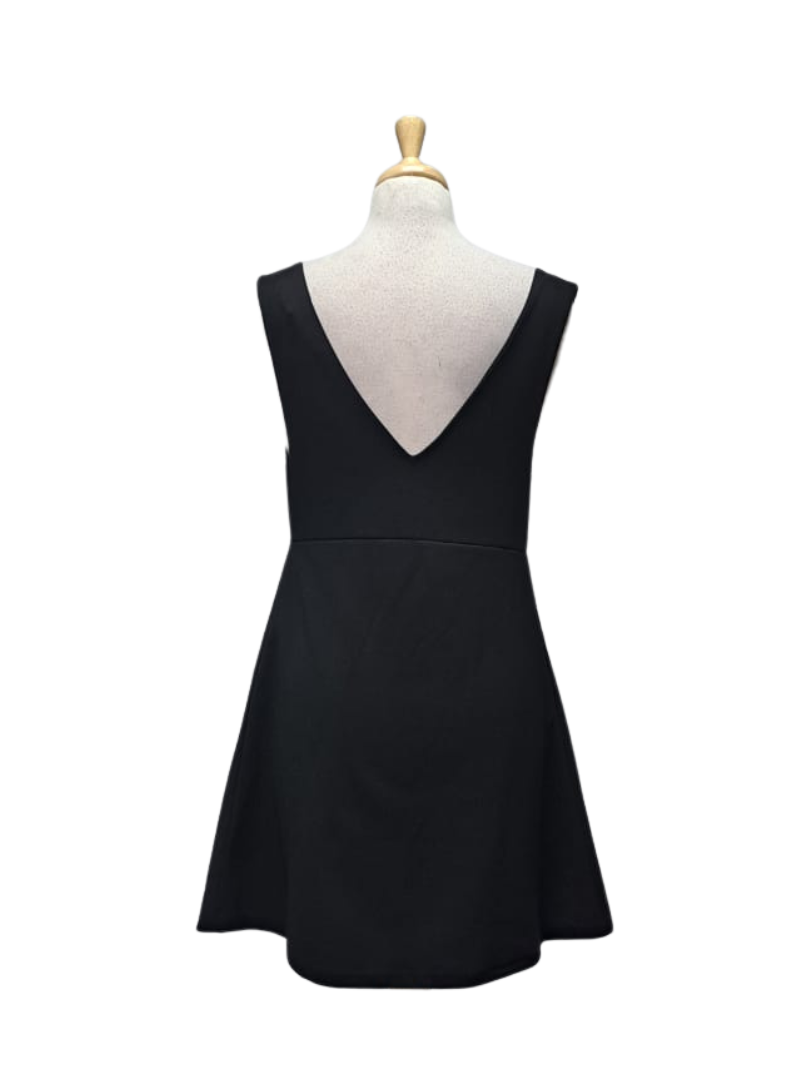 Reserved Ladies V Dress - Black