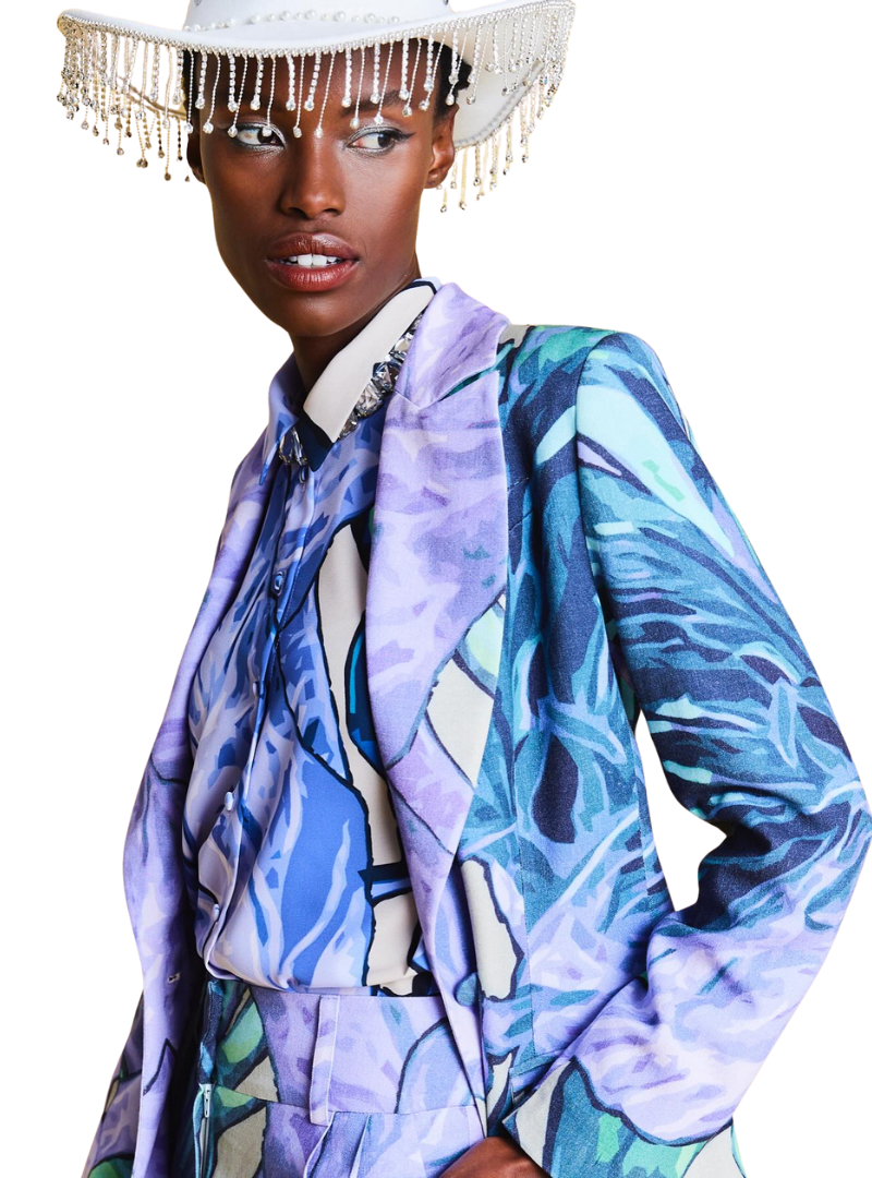 Vanessa Gounden C623 Jacket - Purple