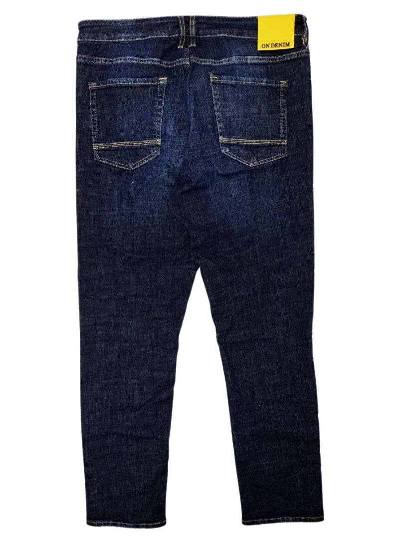 On Denim Mens Basic Straight Jean - Blue