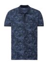 Livergy Mens Short Sleeve Printed Golf T-shirt - Navy Blue