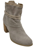 DETAILED SUEDE STRAPPY HEEL BOOT