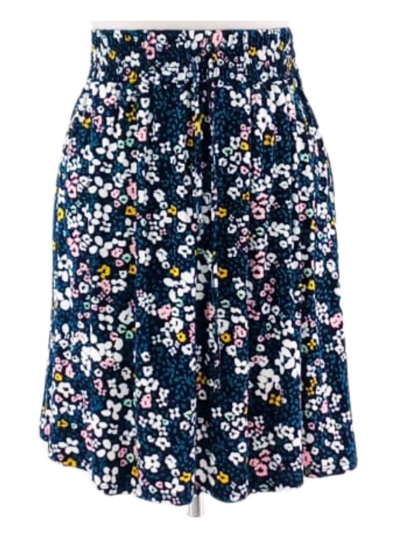 FLORAL DRAWSTRING SKIRT