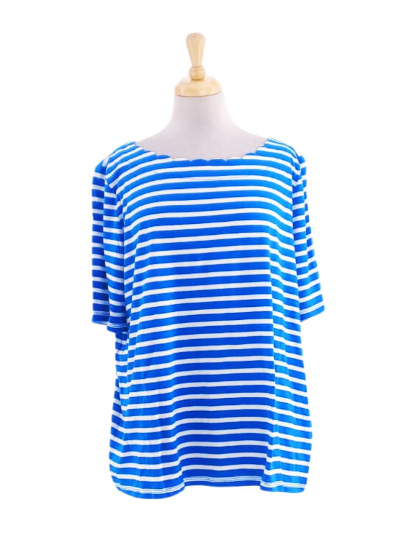 SHORT SLEEVE STRIPED TSHIRT