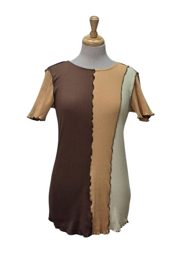 Bpc Collection Ladies Casual T-shirt - Brown