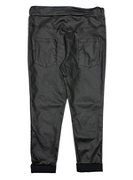 Made In Italy Ladies Isla Pants - Black with Rhinestones