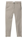 Gabba Mens Slim Fit Zip Trouser - Beige