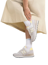 New Balance Ladies  WL574QD Sneaker - Gray/Yellow