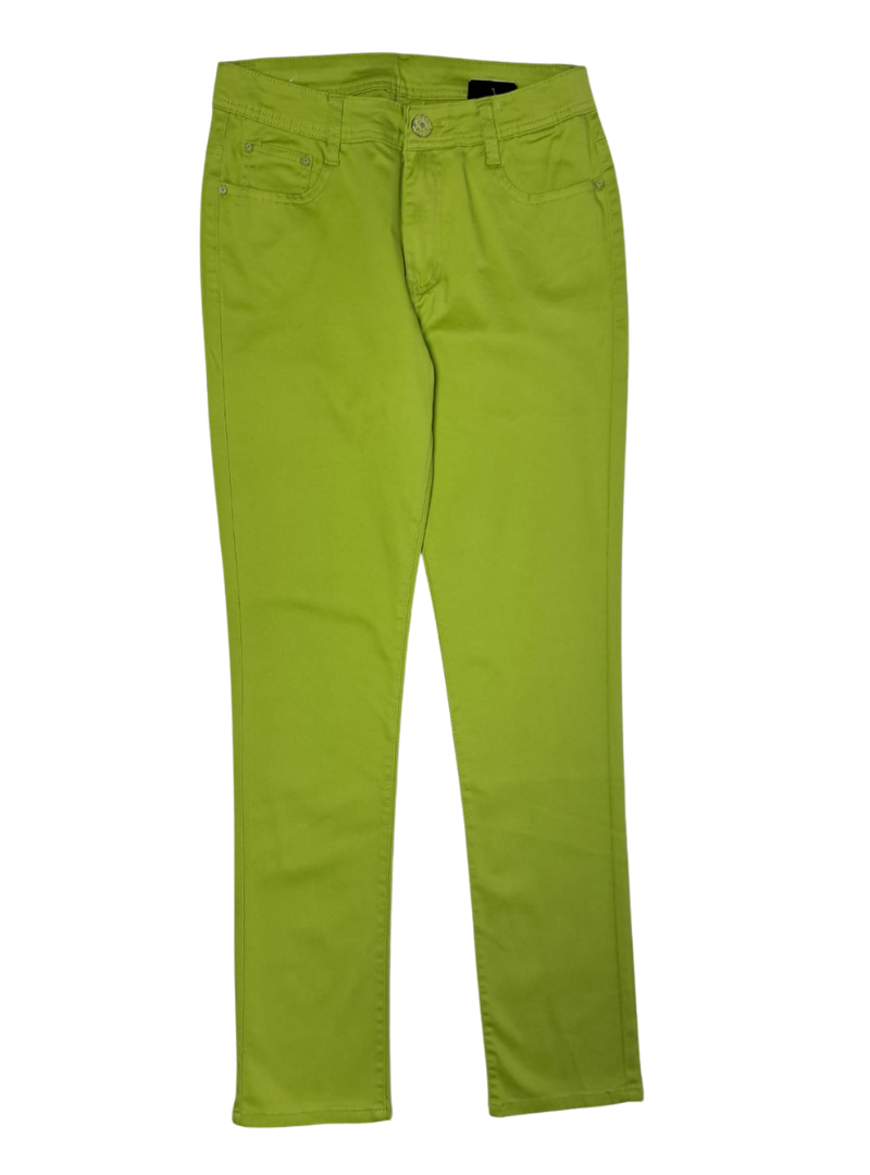 V168 Ladies Jeans - Lime Green