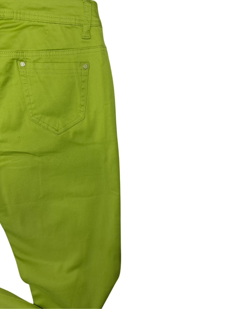 V168 Ladies Jeans - Lime Green