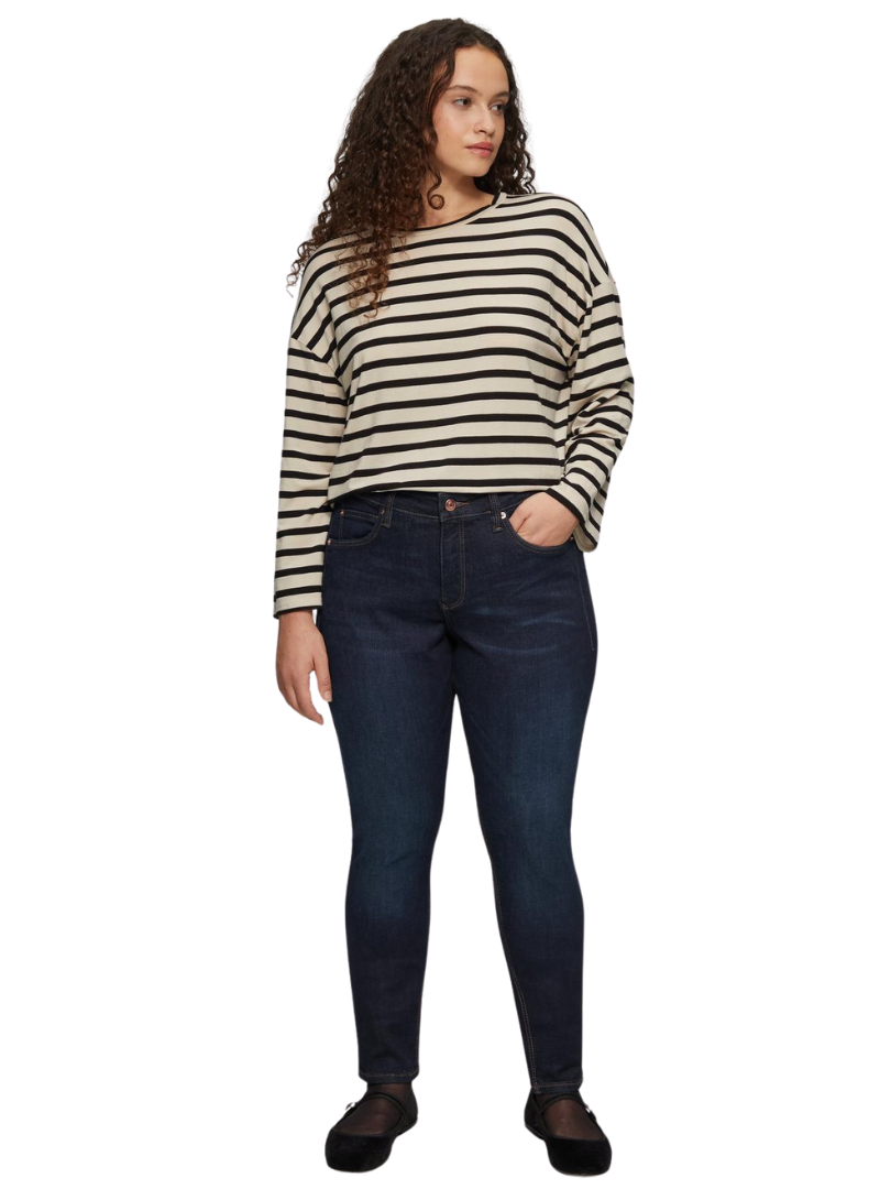 HIGH RISE REGULAR FIT STRAIGHT LEG JEAN