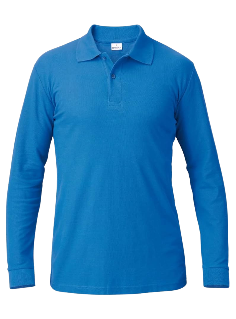 Siggi Mens Long Sleeve Golf T-shirt - Blue