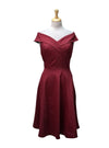 Vanessa Gounden Ladies Leah Dress - Maroon
