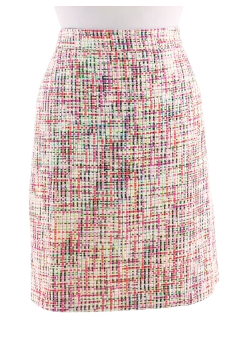 MULTI TWEED SKIRT