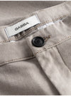 Gabba Mens Slim Fit Zip Trouser - Beige