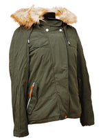FAUX FUR HOOD JACKET