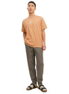 Jack & Jones Mens Relaxed Straight Fit Trouser - Khakhi