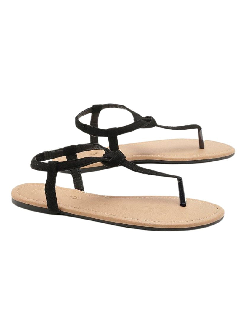 SUEDE FEEL KNOT SLINGBACK SANDAL