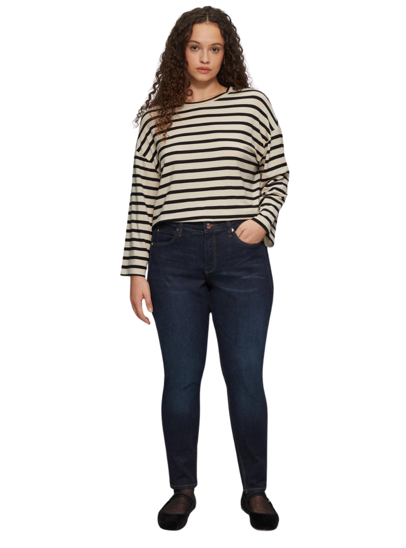 HIGH RISE REGULAR FIT STRAIGHT LEG JEAN