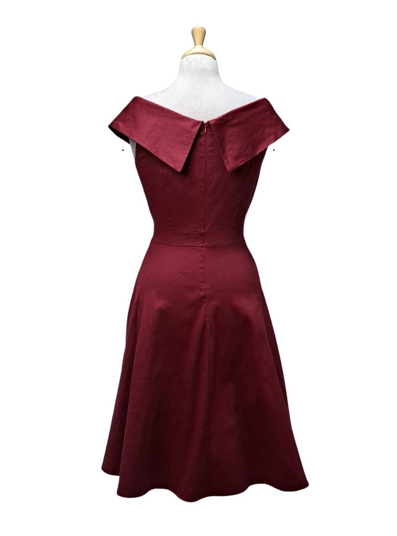 Vanessa Gounden Ladies Leah Dress - Maroon