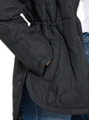 PATTERNED ROUND NECK LONG LENGTH JACKET