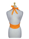 Terranova Ladies Halter Neck Crop Top - Orange