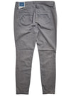 MIDDLE WAIST SLIM LEG JEAN