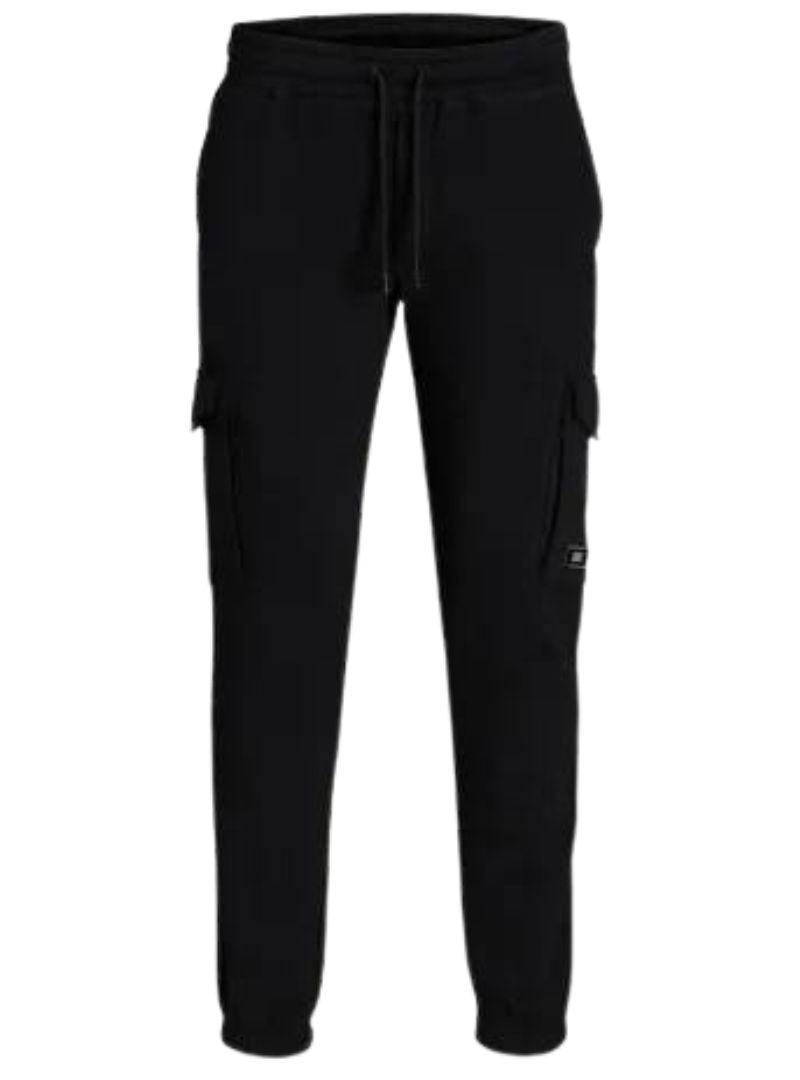 Jack & Jones Mens Fleece Jogger - Black