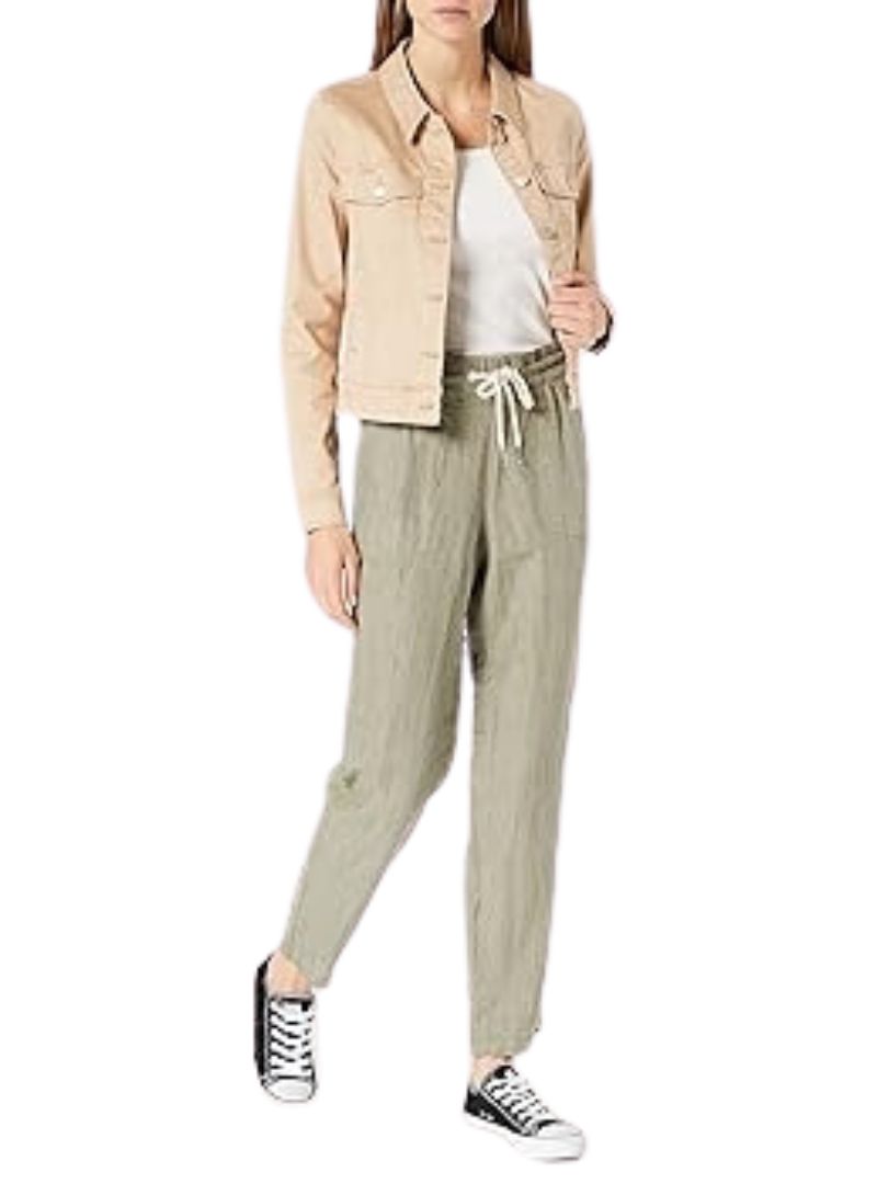 LINEN STRAIGHT LEG TROUSER