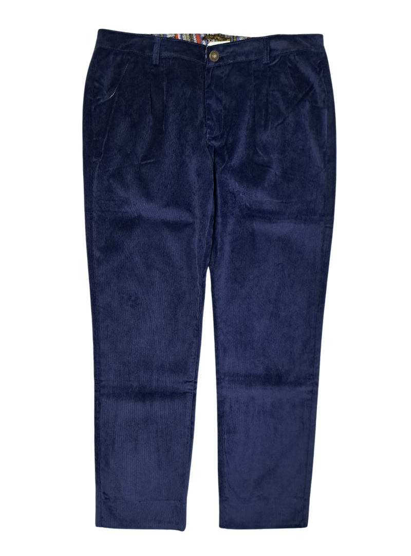 Ada Gatti Ladies Corduroy Pants - Navy