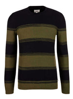 STRIPED PULLOVER KNIT