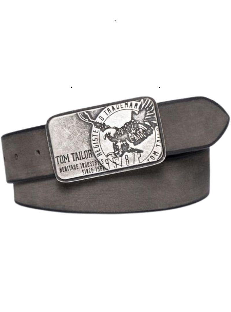 Tom Tailor Detailed Buckle Belt - Brown