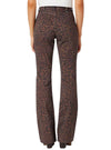 PRINT DETAILED HIGH RISE BOOTCUT JEANS