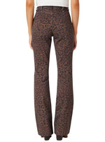 PRINT DETAILED HIGH RISE BOOTCUT JEANS