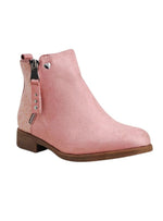 ZIP UP DETAILED ANKLE BOOTS