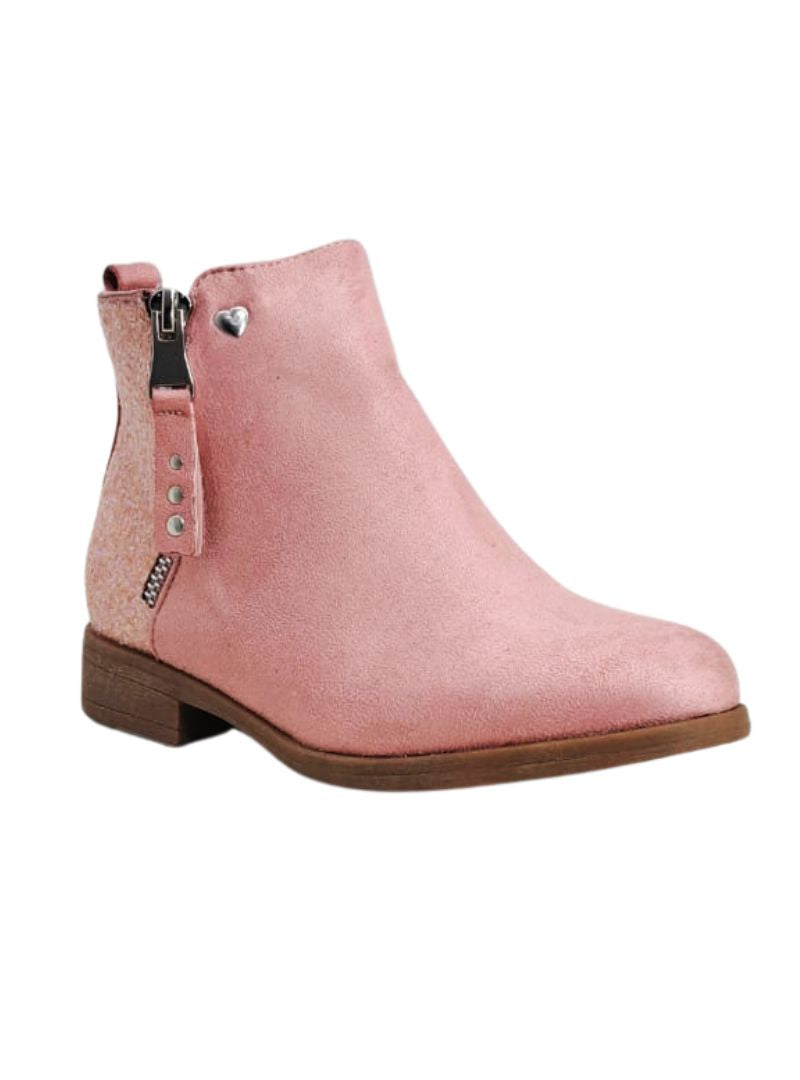 ZIP UP DETAILED ANKLE BOOTS