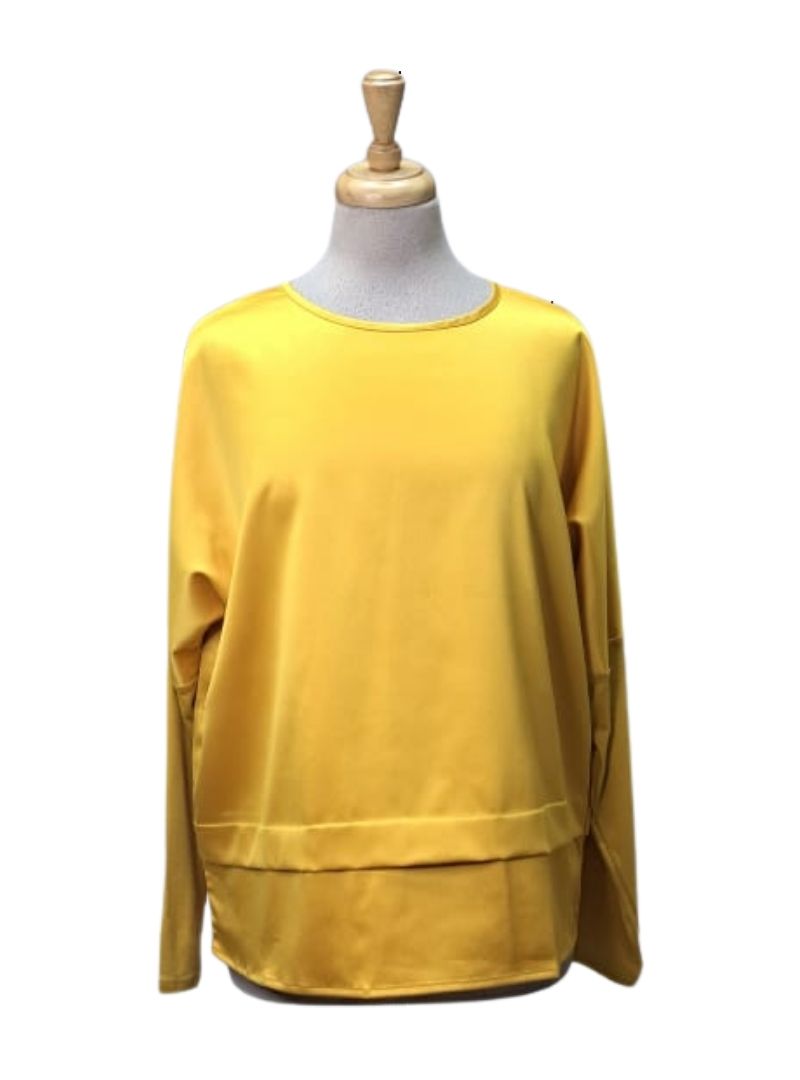 Ada Gatti Ladies Basic Blouse - Yellow