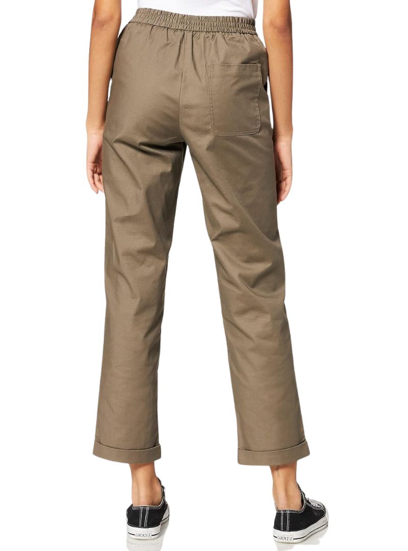 CARLA RELAXED MID WAIST PANTS