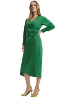 Reserved Ladies Tie Detail Dress - Green