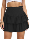 Forever 21 Ladies Ruffle Mini Skirt - Black
