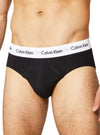 Calvin Klein Mens Hip Brief - Black/White/Grey