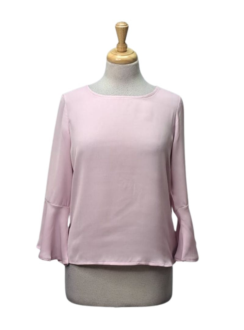 Ada Gatti Ladies Long Sleeve Blouse - Dusty Pink